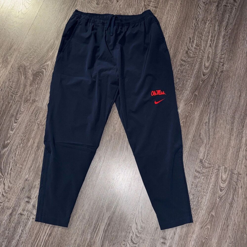 Men's 3XL Nike Ole Miss Rebels Football Team Issue PE On-Field Woven Track Pants